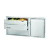 42"  Twin Eagles Warming Drawer Combo